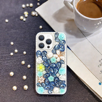 Coques de téléphone portable Kingsoul de luxe, mignonnes, scintillantes, avec diamants, pour filles, en TPU+PC, avec anneau magnétique, antichoc, maquillage, brillantes, pailletées, 16 filles