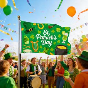 Drapeau de Samoa 3x5 pieds |   Toile en polyester imprimée numériquement, couleurs vives, résistante à la décoloration, double couture, œillets en laiton, intérieur/extérieur - Product Image 4