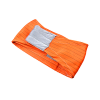 FORCE 10t 2 Katlı 29cm Düz Katmanlı Polyester Dokuma Kaldırma Askısı 7:1 Güvenlik Faktörü Yüksek Sıcaklığa Dayanıklı ISO9001
