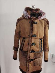 Nuovo popolare degli uomini della pelliccia del faux Bianco contrasti con altri colori del cappotto Imitazione <span class=keywords><strong>di</strong></span> <span class=keywords><strong>pelle</strong></span> <span class=keywords><strong>di</strong></span> velluto cappotto e cappuccio degli uomini bei <span class=keywords><strong>di</strong></span> cappotto delle - Product Image 3