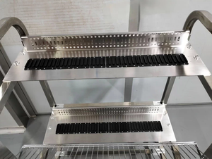 Yamaha Ye12/ys24/ys88/यs100/ysm20/ys40/ysm40 स्टेनलेस स्टील स्ट फीडर भंडारण ट्रॉली गाड़ी गाड़ी - Product Image 4