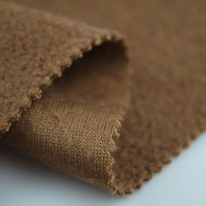 澳大利亚美利奴羊毛和涤纶混纺针织女式风衣面料冬季羔羊毛面料 - Product Image 4