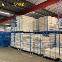 Transport de meubles logistique en entrepôt Cage à rouleau pour chariot empilable de type N à 3 côtés
