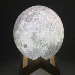 Đèn Mặt Trăng 3D, Đèn Phòng Ngủ Đèn LED Thay Đổi Màu Sắc/Đèn Mặt Trăng Luna - Product Image 4