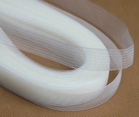 Tresse plate en crin de cheval souple de 0,4 po (1 cm) pour la confection de coiffes et de robes