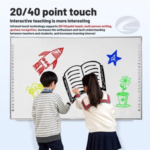 Venta Directa de Fábrica, Pizarra Electrónica Interactiva Inteligente Multitáctil de 82, 86, 96 y 102 Pulgadas, 20/40 Puntos - Product Image 4