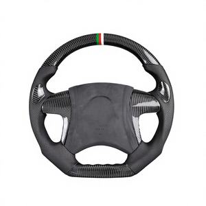 พวงมาลัยสปอร์ตคาร์บอนไฟเบอร์ออฟโรดสำหรับไฮลักซ์ SR5ฟอร์จูนเนอร์แลนด์ครุยเซอร์2009-2015หนัง/หนังกลับธงชาติอิตาลี - Product Image 1