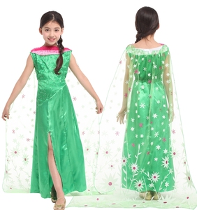 Nuovo Arrivo: Elegante Costume da Principessa <span class=keywords><strong>Anna</strong></span> per Bambine, Set Raffinato per Halloween e Carnevale - Product Image 5