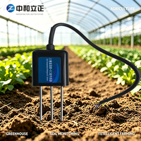 Capteur d'humidité et de température du sol RS485, détecteur d'humidité du sol pour l'agriculture intelligente, l'irrigation des serres, l'agriculture