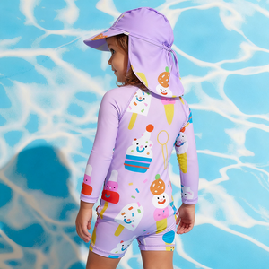 OEKO TEX-Maillot de bain pour enfants, protection solaire, tenue de natation pour bébé, maillot de bain personnalisé pour enfants, maillot de bain une pièce à séchage rapide d'été - Product Image 2