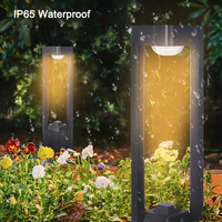 Lampe solaire de jardin carrée personnalisée XIUBEN, étanche, puissante, pour extérieur
