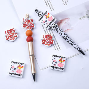 Morden Estilo 2025 100Pcs Bebê Mastigar Dentição Silicone Focal Beads Enfermagem Crianças Loose Beads Presente - Product Image 5