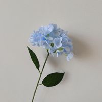 Simulasi Bunga Hydrangea Sutra 3D untuk Vas, Rangkaian Bunga, Pernikahan, Acara Valentine, Dekorasi Dinding Bunga