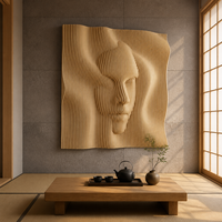 Panneau mural en panneau de densité moderne, anti-humidité, insonorisant, facile à installer, pour centres commerciaux, gymnases, appartements et administration