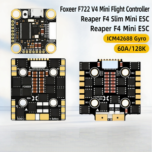 ชุดควบคุมการบิน <span class=keywords><strong>FOXEER</strong></span> <span class=keywords><strong>F722</strong></span> <span class=keywords><strong>V4</strong></span> Mini พร้อมชุดคอมโบ Reaper F4mini 60A ESC สำหรับประกอบโดรนแข่ง FPV - Product Image 2
