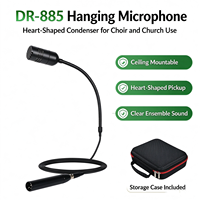 Microphone suspendu au plafond pour enregistrement vocal, instruments de musique, conférences et spectacles