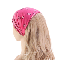 Bandana large en coton imprimé, motif Paisley, pour le sport, personnalisable pour femme, vente en gros, usine OEM