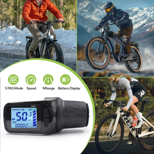 จอแสดงผล LCD สำหรับสกู๊ตเตอร์ไฟฟ้า S886H [Haytrix] จักรยานไฟฟ้า พร้อมมาตรวัดความเร็วสำหรับอุปกรณ์เสริมการปั่นจักรยาน จอแสดงผลสำหรับจักรยานอ้วน คอมพิวเตอร์จักรยาน - Product Image 5