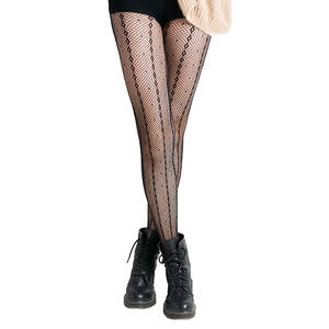 Collants résille Sexy pour femmes collants collants transparents en dentelle fine évider bas collants tricotés robe chaussette genou grandes tailles - Product Image 1