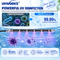Bande LED UV étanche encapsulée pour la circulation de l'eau potable, idéale pour les dispositifs d'assainissement de l'eau potable