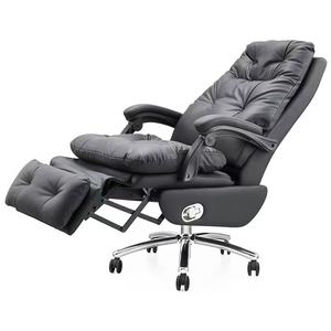 Ceo'su için lüks Modern ergonomik elektrikli sentetik deri masaj yaslanma yönetici ofis koltuğu - Product Image 6