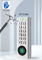 Contrôle d'accès biométrique par empreinte digitale SF12-Ble TTlock Bluetooth/WIFI, lecteur de cartes RFID NFC Mifare 13,56 MHz