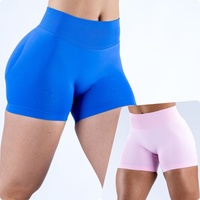 Shorts de sport pour femmes, à compression personnalisée, taille mi-haute, pour le fitness, le yoga et l'entraînement, en nylon à séchage rapide