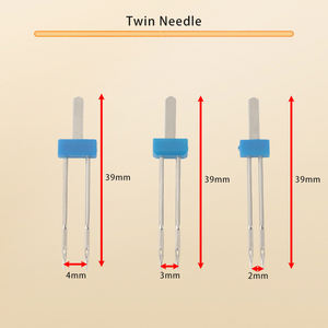 Aiguille jumelle HZX1 taille #90 #2MM #3MM #4MM HZ * 705H pour chanteur, frère, Feiyue, papillon, nouvelle maison etc. Machine à coudre domestique - Product Image 3