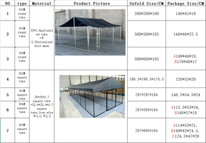 Galvanizli Zincir Bağlantılı Köpek Kulübesi Ağır Hizmet Tipi Köpek Kulübesi Ev Tipi Fileli Büyük Köpek Kafesi Evcil Hayvan Kulübesi Çelik Çit Güvenli Kilitli - Product Image 3