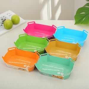 <span class=keywords><strong>Caja</strong></span> <span class=keywords><strong>de</strong></span> Embalaje para Frutas <span class=keywords><strong>de</strong></span> Diseño Creativo <span class=keywords><strong>con</strong></span> <span class=keywords><strong>Tapa</strong></span> Portátil <span class=keywords><strong>de</strong></span> Estilo <span class=keywords><strong>Origami</strong></span>, Apta para Alimentos - Product Image 3