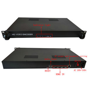 Factory Direct 1U Sistema de TV digital Montado en Rack HD a IP Codificador de video de alta definición de 4 canales H265 H264 - Product Image 5