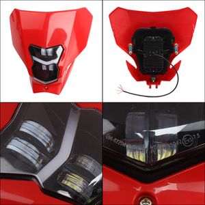 ไฟหน้ารถมอเตอร์ไซค์ Zuqing รุ่น LED สีแดง HL109 0 สำหรับ Honda RF450 CRF250 XR650 ใช้สำหรับรถออฟโรด - Product Image 3