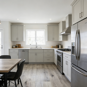 บอสตัน คัลเลอร์ 20 มิล <span class=keywords><strong>x</strong></span> 9 นิ้ว กว้าง <span class=keywords><strong>x</strong></span> 60 นิ้ว พื้นไม้ไวนิลคลิ๊กล็อคกันน้ำ L SPC คุณภาพสูง - Product Image 5