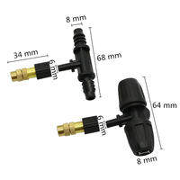 Buse de brumisation en laiton pour serre agricole, système de refroidissement par atomisation, buse de pulvérisation pour tuyau de 8mm