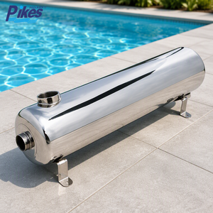Calentador <span class=keywords><strong>de</strong></span> <span class=keywords><strong>piscina</strong></span> <span class=keywords><strong>de</strong></span> acero inoxidable Pikes 304, calentador <span class=keywords><strong>de</strong></span> agua adecuado para adultos, accesorios <span class=keywords><strong>de</strong></span> intercambiador <span class=keywords><strong>de</strong></span> calor para piscinas - Product Image 1