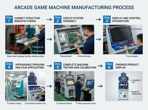 Console de jeu d'arcade commerciale pour un seul joueur, en plastique et métal, écran tactile HD de 22 pouces, anglais, 7 jeux de flipper rétro préinstallés - Product Image 4