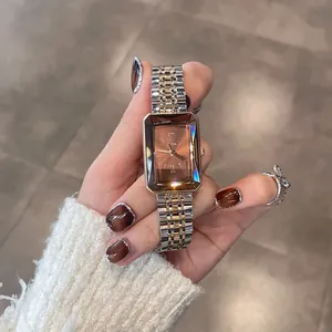 Montre CILOA marron rétro personnalisable pour femmes, nouvelle tendance 2025, mode de haute qualité, étanche, cadeau de luxe, montre à quartz - Product Image 1