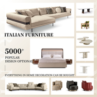 Solution clé en main de luxe Mobilier de salon moderne et minimaliste pour projet de design d'intérieur Villa Penthouse Fourniture en vrac