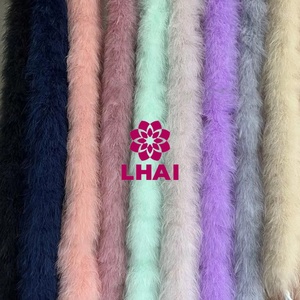 Boa di Piume di Tacchino Spesse 30g 45g 2 Metri, Boa di Piume di Marabù, Boa di Piume di Tacchino per Spettacoli di Danza, Feste e Performance sul Palco - Product Image 4