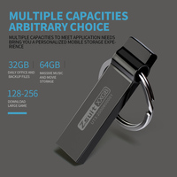 Clés USB personnalisées en gros avec logo, 128 Go, avec porte-clés offert, 64 Go, Clé USB métallique, 32 Go, Clé USB professionnelle, 16 Go, 8 Go, 4 Go