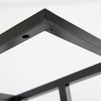 Table de chevet mobile moderne en L pour canapé, canapé C, ordinateur portable, bureau, café, table d'appoint avec cadre en métal