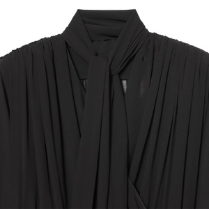 ZATRHMBM Nuova Collezione Primavera/Estate 2025: Camicetta Drappeggiata Elegante <span class=keywords><strong>e</strong></span> alla <span class=keywords><strong>Moda</strong></span>, Camicia Vintage a Maniche Lunghe da Donna - Product Image 3
