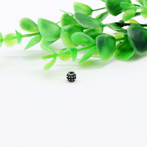 Yunnique Stainless Steel Round <b>Spacer</b> Beads Retro Finish for Bracelet Making Guangzhou Origin Summer 2021 GZY-WM0222 - Product Image 4