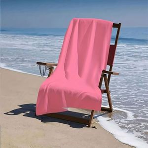 Serviette en polyester tissé de couleur unie à séchage rapide, pliable, idéale pour le yoga, le cyclisme, les activités de plein air et les voyages - Product Image 3