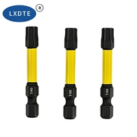Embout de tournevis Phillips LXD 50 mm PH2 en acier S2, pointe magnétique en oxyde noir, tige hexagonale de 1/4 po pour perceuses électriques et mécaniciens professionnels