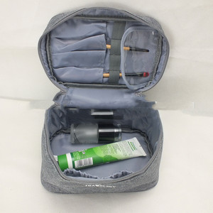 Caja de almacenamiento de cosméticos de lujo con cierre de cremallera de tela, bolsa para joyería, caja de cosméticos. - Product Image 2