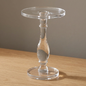 TW AF-125 Acrylic <b>Folding</b> Coffee <b>Table</b> Clear Top Stainless Base <b>Modern</b> Design Customizable Multi-Purpose Living Room Furniture - Product Image 4