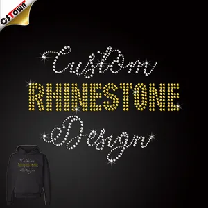 Custom Rhinestone Heat Transfers For T-shirts