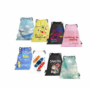 Customised logo Low MOQ <b>String</b> <b>Bag</b> Drawstrings Nylon <b>Bag</b> Drawstring <b>Bag</b> Polyester - Product Image 2