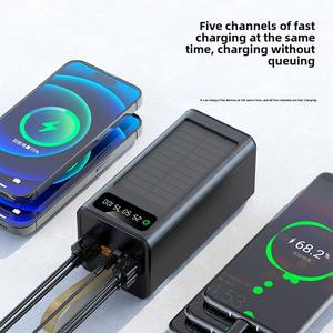 Meilleure vente banque d'énergie <span class=keywords><strong>solaire</strong></span> extérieure 30000mAh 50000mAh 60000mAh <span class=keywords><strong>Chargeur</strong></span> <span class=keywords><strong>solaire</strong></span> portable 5 panneaux Travel - Product Image 4